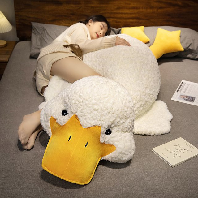 PUNIDAMAN Ente Plüschtier, Weiß, Gelb - Bild 1