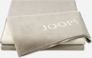 Wohndecke JOOP! FABRICS COLLECTION UNI-DOUBLEFACE in Feder/Ecru, B/T: 150 x 200 cm - Bild 1