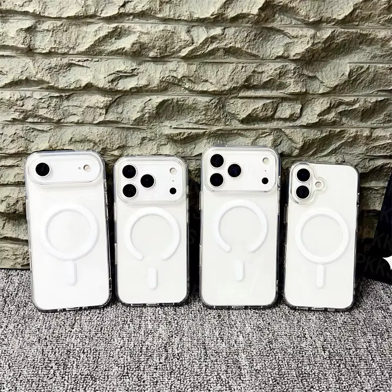 Transparente magnetische TPU Handyhülle für Apple iPhone 17 Pro, 16 Pro Max, 15, 14, 13, 12 und Air, stoßfeste Schutzhülle - Bild 6