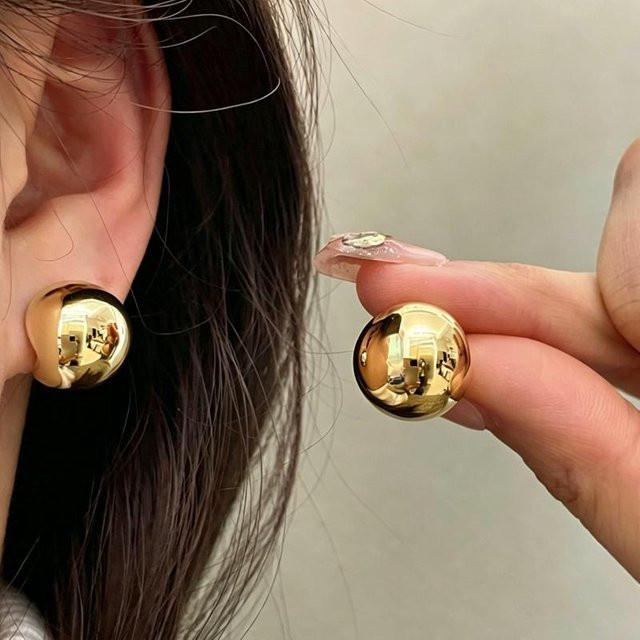 YULIN Ohrstecker Messing, Gold, Damen - Bild 1