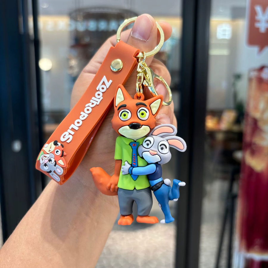 Bandai Disney Zootopie Judy Nick Schlüsselanhänger, Zubehör - Bild 2