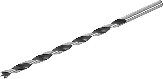 LUX-TOOLS Holzbohrer aus Edelstahl in Silber, Durchmesser: 10 mm, Länge: 250 mm - Bild 1