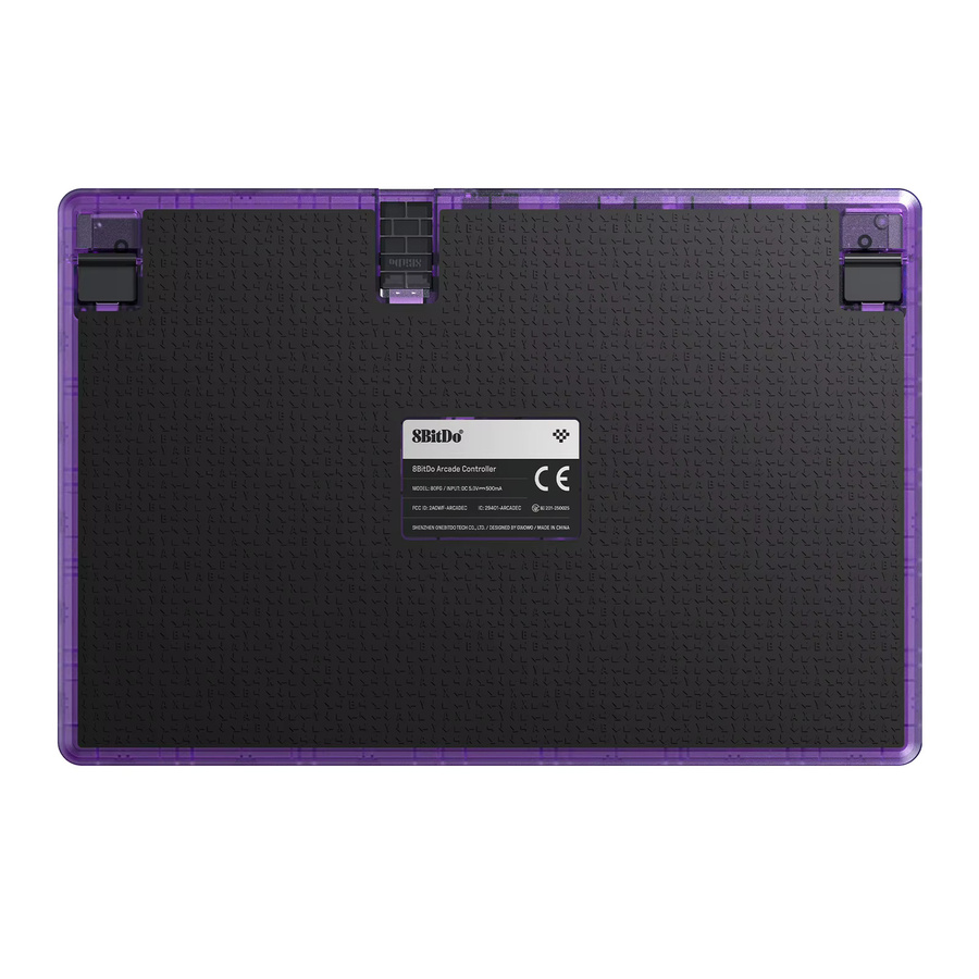 8BitDo Arcade Stick All-Button Controller für Nintendo Switch und PC in Lila - Bild 2