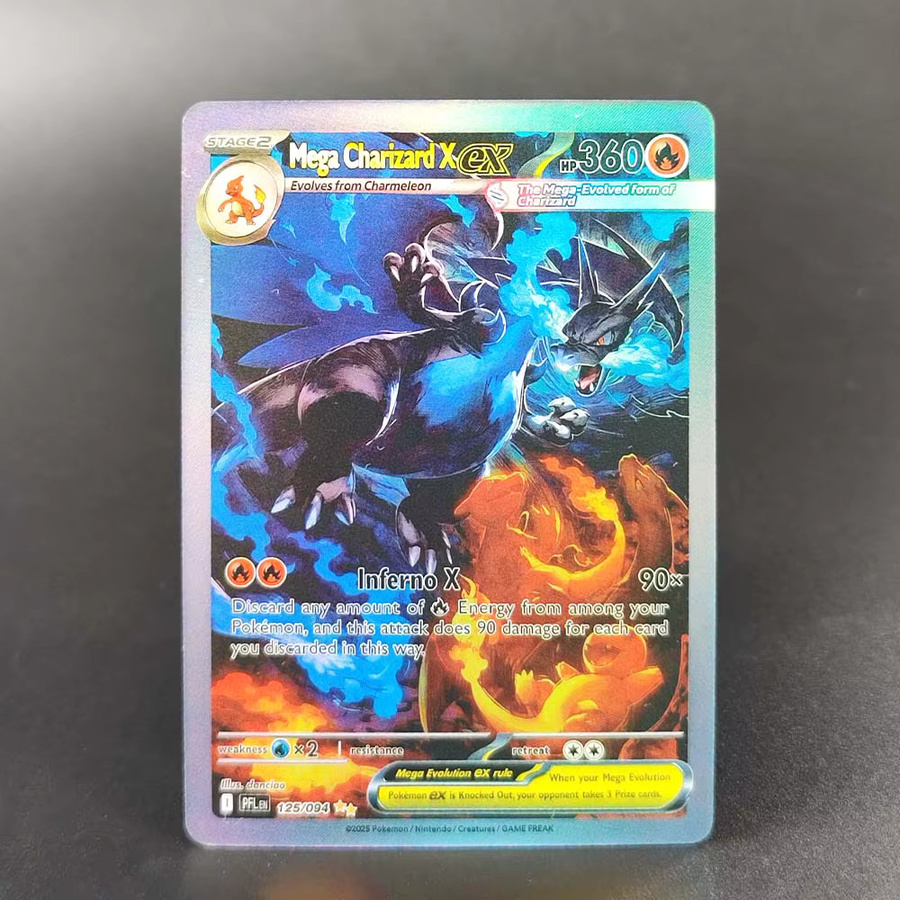 M&G Mega Charizard X EX, Trading Card, Pokémon, Fantasy, Pappe / Karton, English - Bild 3
