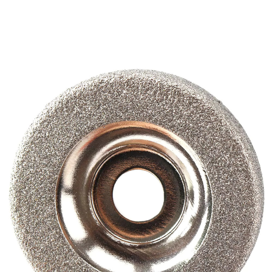 NuoDunco Mini-Schmirgelfräser mit Diamant-Schleifscheibe in Silber, 50 mm Durchmesser, Steinschleifer-Aufsatz für Drehwerkzeuge zum Schneiden von Metall und Schärfen - Bild 3