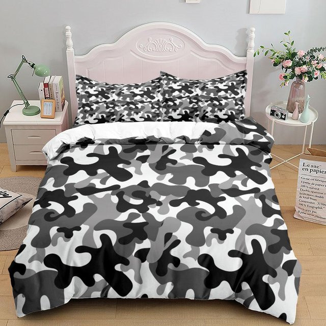 Lodestar Camouflage Soldier Kinder Bettwäsche-Set aus Mikrofaser, Mehrfarbig, B/H: 220 x 240 cm - Bild 1