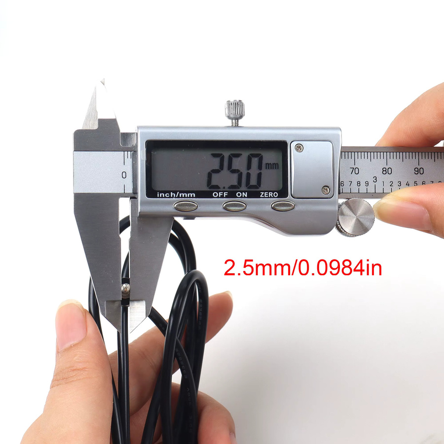 LANO USB auf 2,5 mm Mono Audiokabel zum Laden und für Audio, passend für Kopfhörer, Mikrofone, Auto-Audio und Bluetooth-Headsets - Bild 3