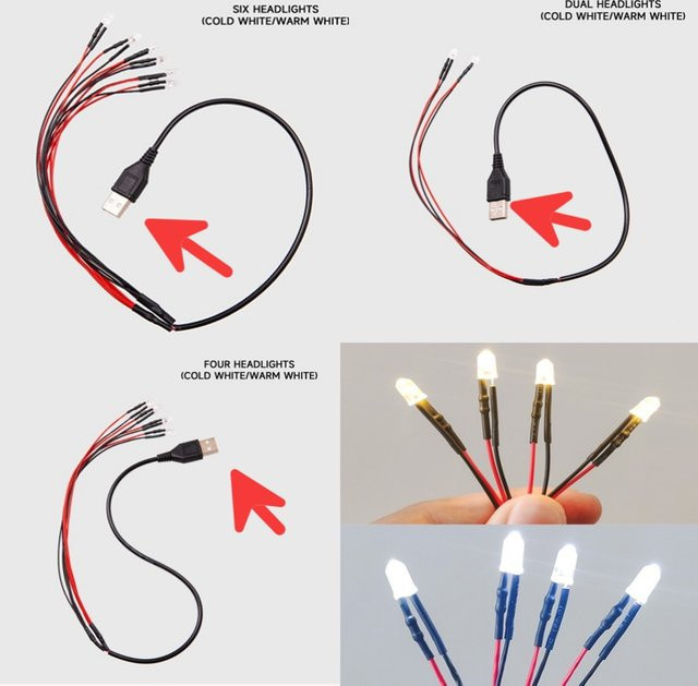 TERAYSUN LED-Perlen, mit USB-Anschluss, 1 Stück - Bild 1