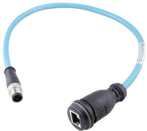 Molex ENET Cordset M12 Ethernet/LAN in Blau und Türkis - Bild 1