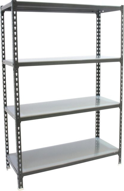 PROREGAL Schwerlastregal Mid Metal Shark Anthrazit, H x B x T: 150 x 100 x 40 cm - Bild 1