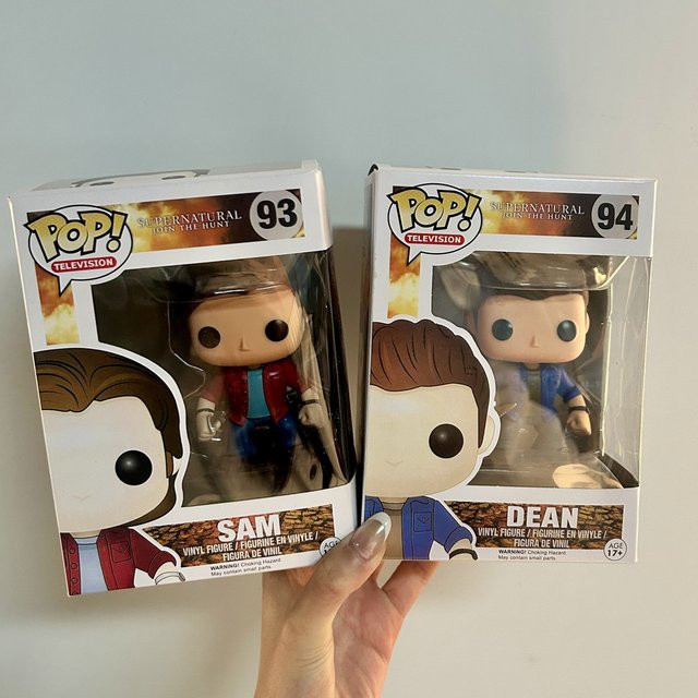 Funko Supernatural Dean # 94 Sam # 93 Pops Vinyl-Actionfiguren, Set / Bundle, ab 14 Jahren - Bild 1