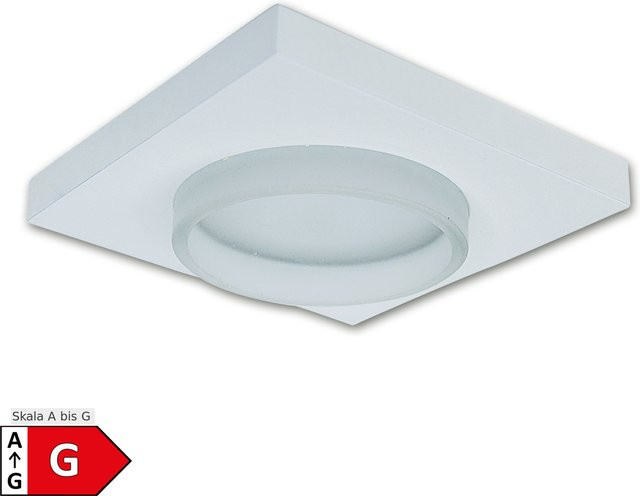 Näve LED Einbauspot Miro IP44 Feuchtraumleuchte in Silber oder Weiss, B/T/H: 6,5 x 8,5 x 8,5 cm - Bild 1