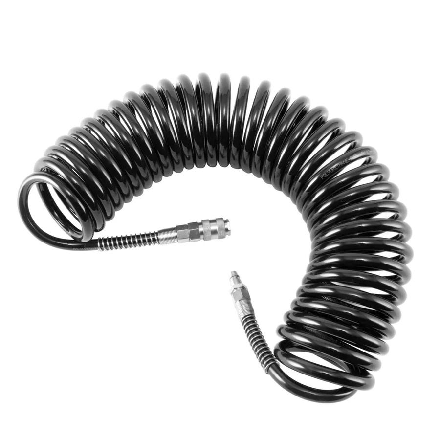STAHLWERK Ds 10 ST Professioneller Spiral Druckluftschlauch, Schwarz, Länge: 10 m - Bild 2