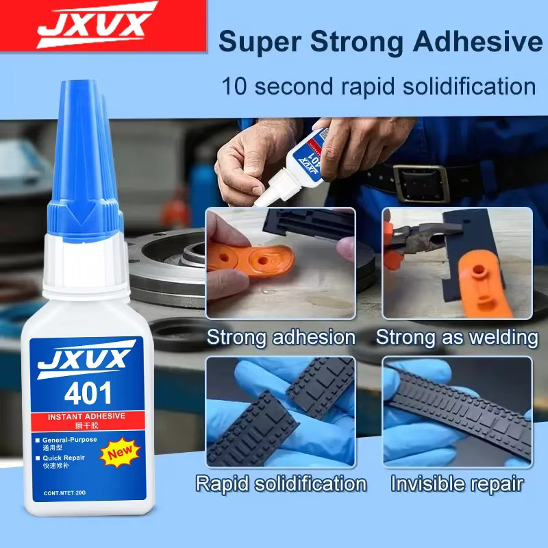 5S Super-Schnellkleber 401/502 für Metall und Kunststoff, 20 g, Cyanacrylat-Klebstoff für professionelle Reparaturen - Bild 4