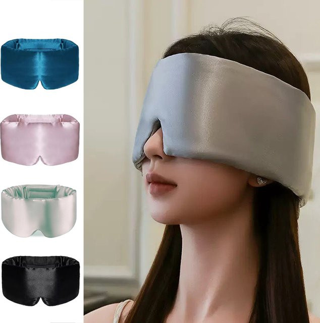 Schlafmaske aus Maulbeerseide, Augenmaske, Unisex - Bild 1