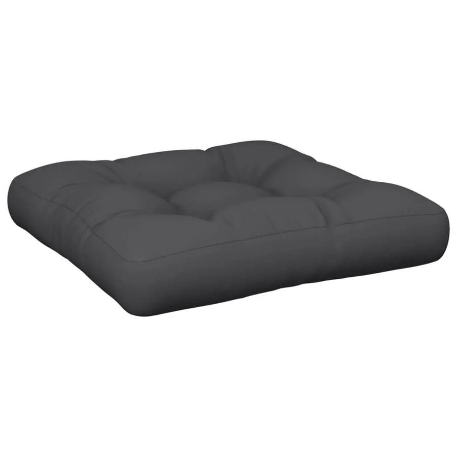 vidaXL Palettenkissen Schwarz aus Polyester, B/T/H: 61,5 x 60 x 10 cm - Bild 2