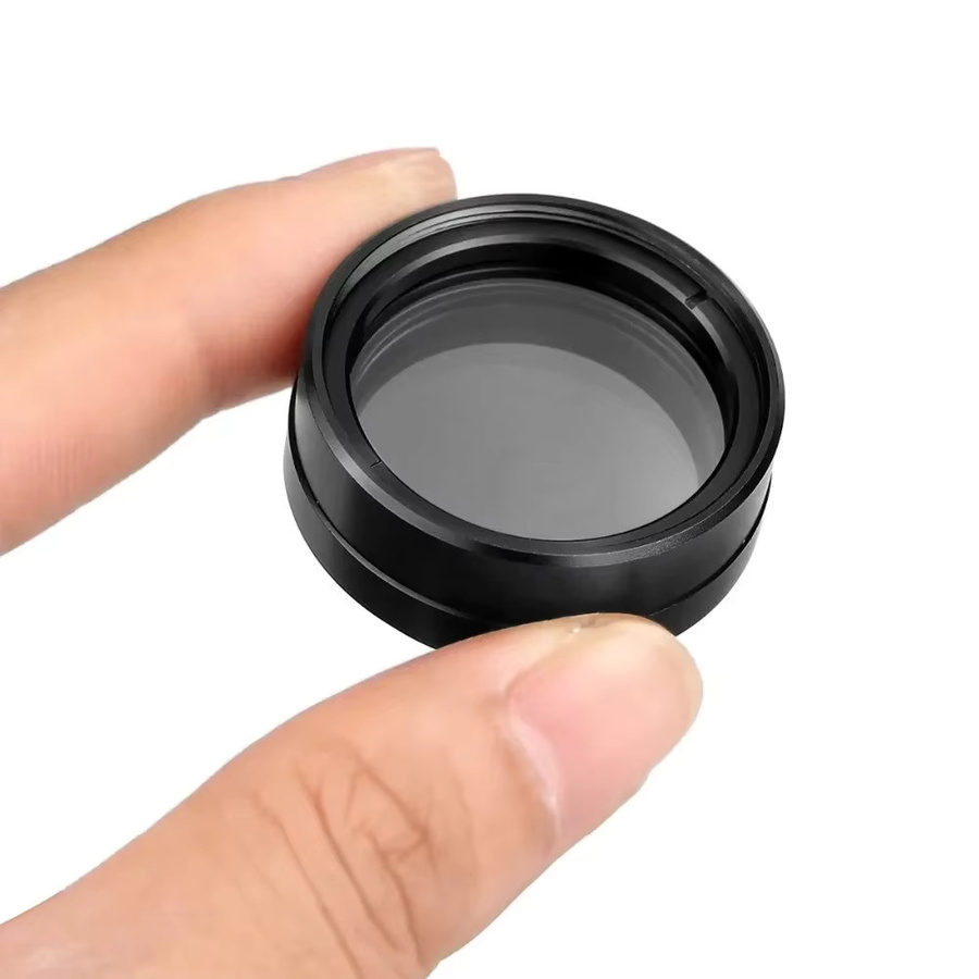 Eisgroub Polarisationsfilter 1,25 Zoll für Astronomie zur Beobachtung von Mond und Planeten in Schwarz - Bild 3