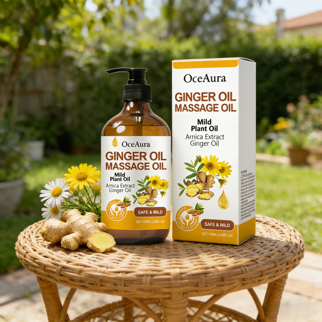 OceAura Ingweröl Körperöl mit Arnika-Extrakt, 100 ml, Unisex - Bild 1