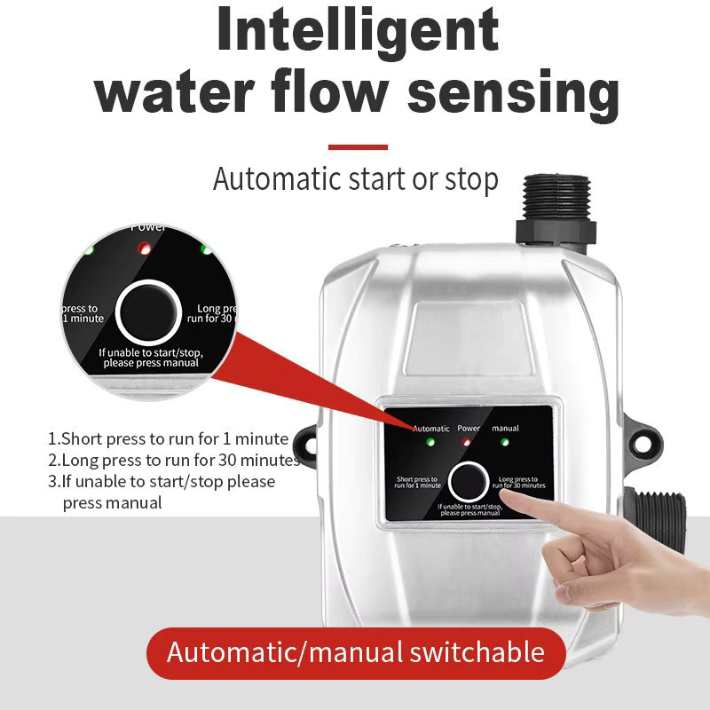 Acarps Automatische Druckerhöhungspumpe 150 W 24 V für Warmwasserbereiter und Wasserhähne - Bild 3