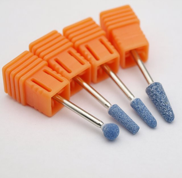 Easy Nail Blauer Quarzkarbid-Nagelbohrer für Naturnägel - Bild 1