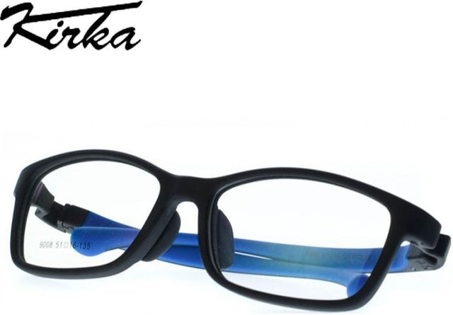 Kirka D1B-9008 Kinderbrillengestelle, Vollrand, Grau, Rechteckig, TR90 - Bild 1