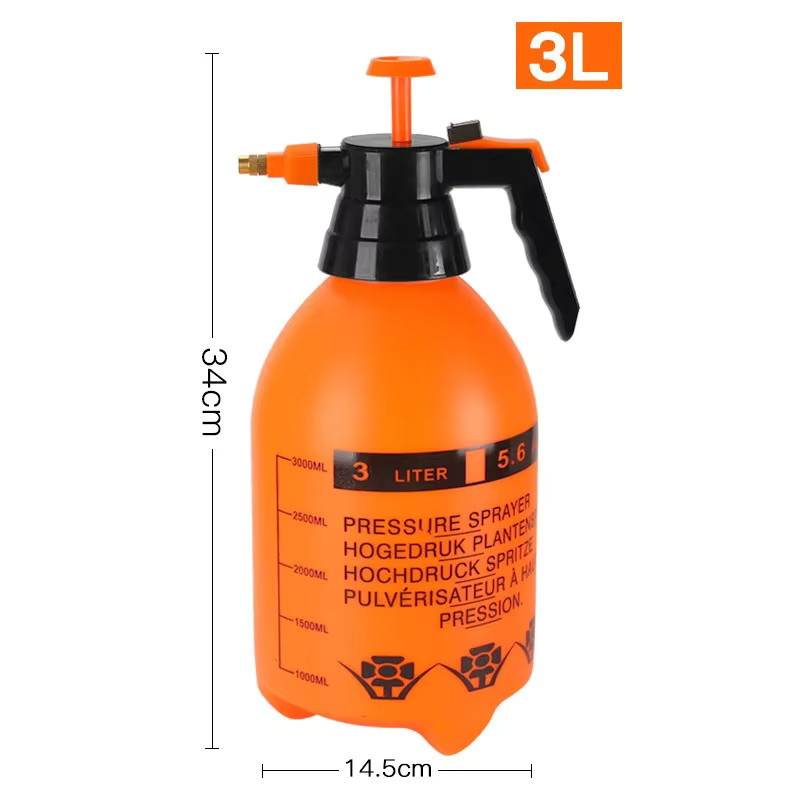 Manueller Drucksprüher für die Autoreinigung und Gartenarbeit in Weiß, Volumen: 1,5 l / 2,0 l / 3,0 l - Bild 4