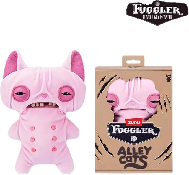 Fuggler Original Alley Cats, Plüschtiere, Haarloser Kater Siamkatze, Orangefarbenes Kätzchen, ab 14 Jahre - Bild 1