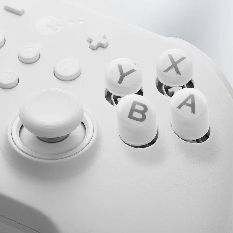 Gulikit Controller-Tastenzubehör für KingKong 2 Pro NS08 NS09 Joystick A B X Y Tastenersatz in Weiß - Bild 1