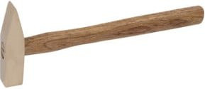 KS Tools BRONZEplus Schlosserhammer aus Bronze mit braunem Hickorystiel, 900 g - Bild 1