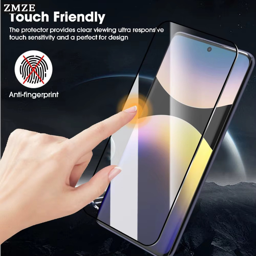 2 Stück Xiaomi Redmi Note 13 Pro 14 15 Pro Plus HD-Displayschutzfolien, transparent, kratzfest und staubfrei für eine einfache Installation - Bild 5