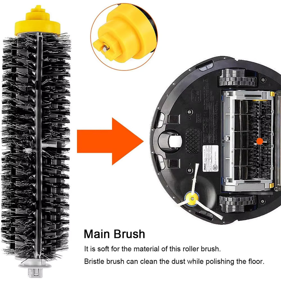 iRobot Roomba Rollenbürsten für 500 600 700 Serie in Schwarz - Bild 3