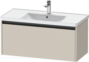 Duravit Waschtischunterschrank Ketho.2 in Tau Ma Beige, wandhängend, 1 Auszug, B: 98,4 cm, T: 45,5 cm, H: 44,0 cm - Bild 1