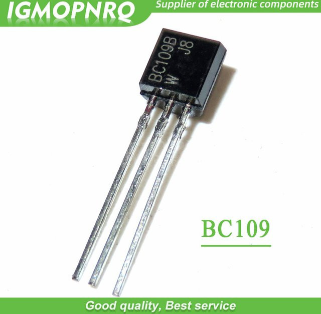 10 Stück BC109 TO-92 Transistoren in Schwarz - Bild 1
