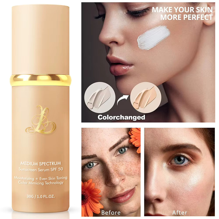 eelhoe 4-in-1 Ultra Blends Color Changing Foundation, SPF 50, Damen, Matt, 30 g - Bild 2