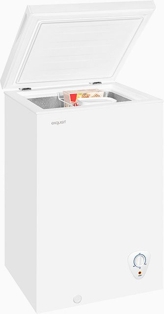 Exquisit GT100-010F Gefriertruhe in Weiss - Bild 1