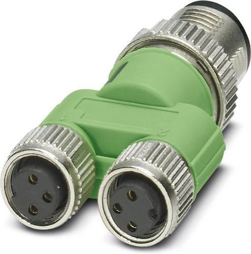 Phoenix Contact 1523984 Sensor-Aktor-Verteiler und Adapter M8 M12 Y-Form 3-polig grün - Bild 1