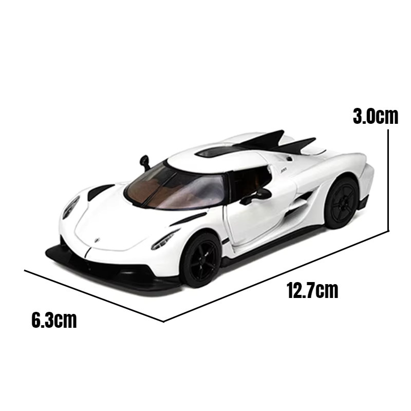 KiNSMART Koenigsegg Jesko Absolut Super Sport, Spielzeugauto, Modell 1/40 - Bild 2
