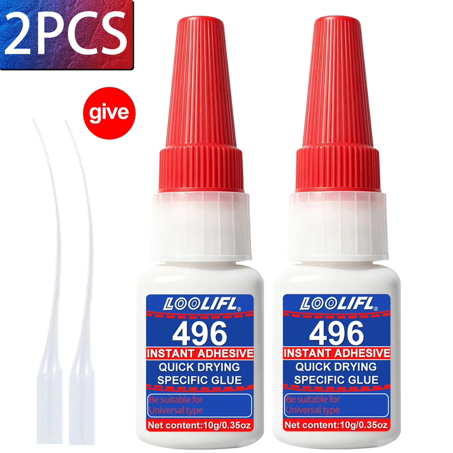 LOOLIFL Sekundenkleber transparent, flüssiger Cyanacrylat-Klebstoff für Kunststoff, Holz und Metall, 10 ml - Bild 6