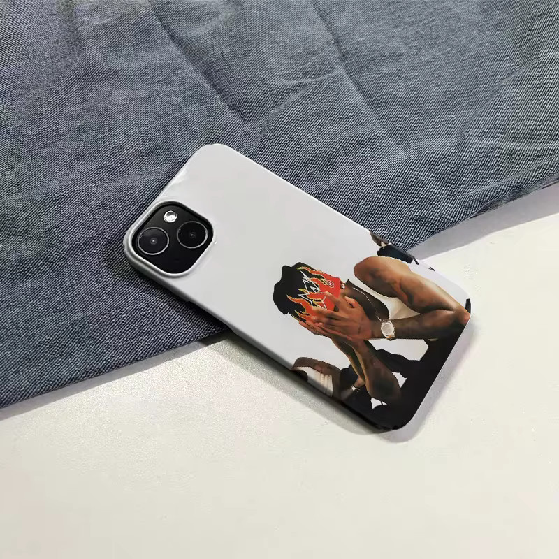 TROPLET Handyhülle mit Flame-Print im Urban Aesthetic Design für iPhone 17 16 15 14 13 12 11 Pro Max Air Plus, Weiß - Bild 2