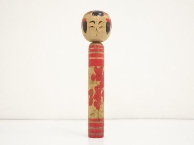 Seijiro Kobayashi Kokeshi-Puppe, Handgefertigte Holzpuppe, 21,3 cm - Bild 1
