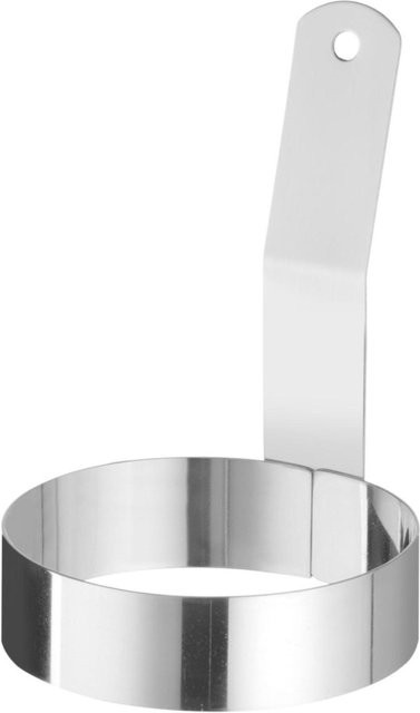 Hendi Spiegelei-Ring aus Edelstahl mit Griff, Silber, Durchmesser: 8,8 cm - Bild 1