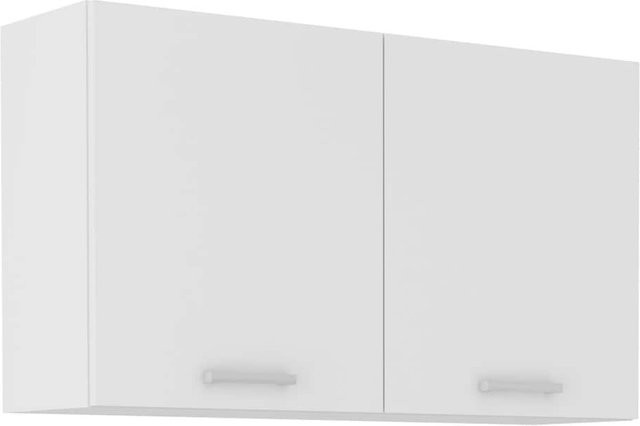 Hängeschrank Mario für Küchenzeile und Einbauküche in Weiss Matt, Breite: 100 cm - Bild 1