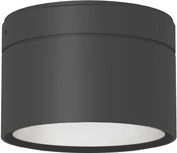 Top Light Puk! 80 One Avantgarde LED-Deckenleuchte in Anthrazit mit mattiertem Glas und warmweißem Licht (2700K) - Bild 1