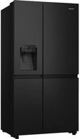 Hisense Side-by-Side Kühlschrank RS818N4TFC in Schwarz - Bild 1
