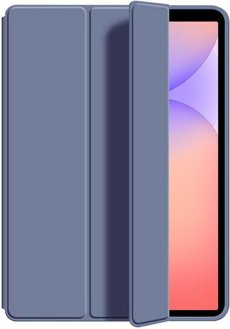 Samsung Galaxy Tab S11 Hülle 11 Zoll Magnetische Faltbare Leder TPU Schutzhülle in Violett - Bild 1