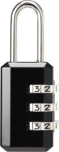 Sygonix SY-5044452 Zahlenschloss Vorhängeschloss Schwarz 22mm - Bild 1