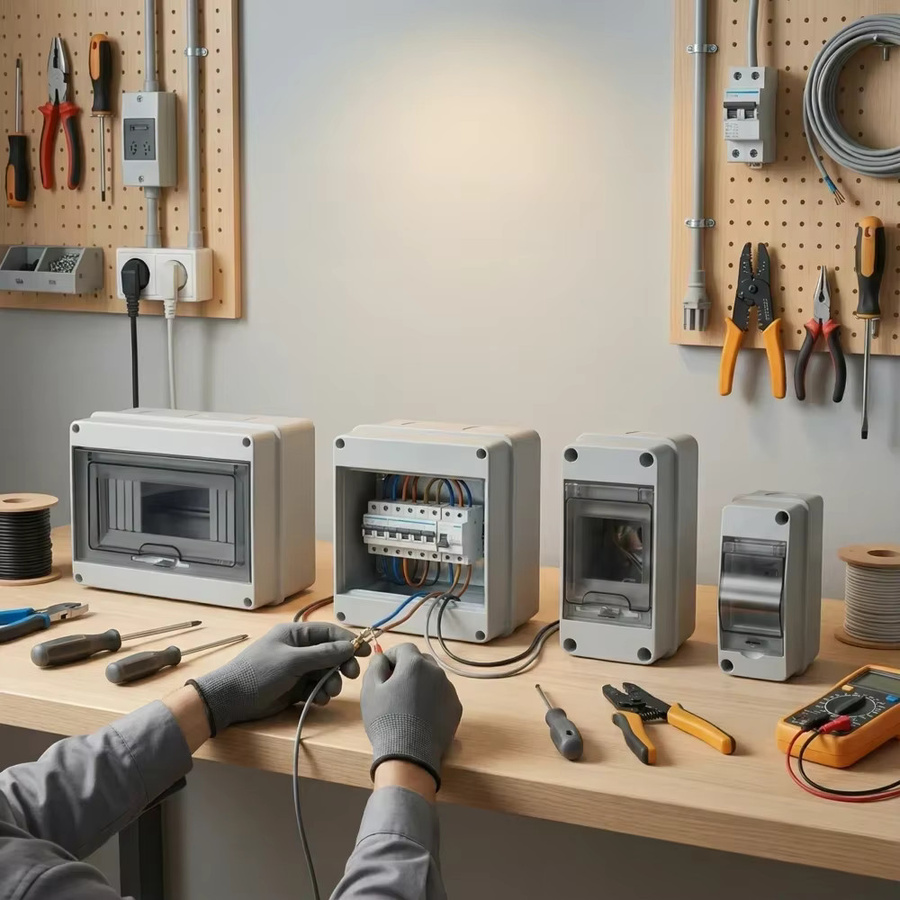 SparkNova IP65 Wasserdichte elektrische Anschlussdose aus ABS-Kunststoff als Verteilerplatine für CCTV- und Solarsysteme - Bild 5