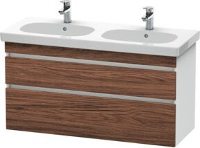 Duravit Waschtischunterschrank DuraStyle, Farbe: Dunkelgrau/Weiß, wandhängend, B/T/H: 115 x 45,3 x 61 cm - Bild 1