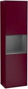 V&B Hochschrank Finion mit LED-Beleuchtung und Glaselementen, B/T/H: 41,8 x 27,0 x 151,6 cm - Bild 1