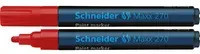 Schneider Lackmarker Maxx 270 Permanentmarker mit Bullet-Spitze in Rot - Bild 1